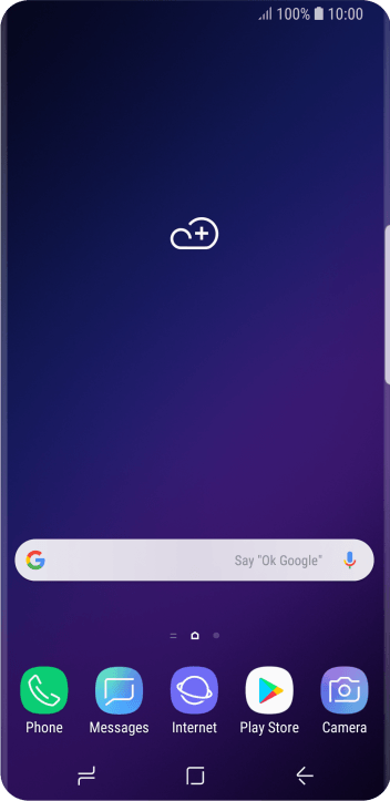 Slide your finger downwards starting from the top of the screen. Slide your finger downwards starting from the top of the screen.