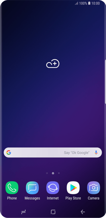 Slide your finger downwards starting from the top of the screen. Slide your finger downwards starting from the top of the screen.