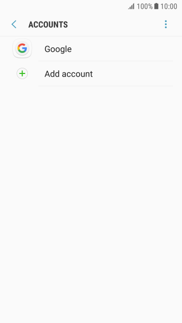 Press Add account. Press Add account.