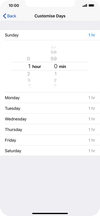Select the required period. Select the required period.