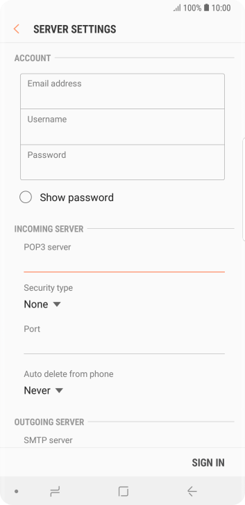Press the drop down list below Press the drop down list below