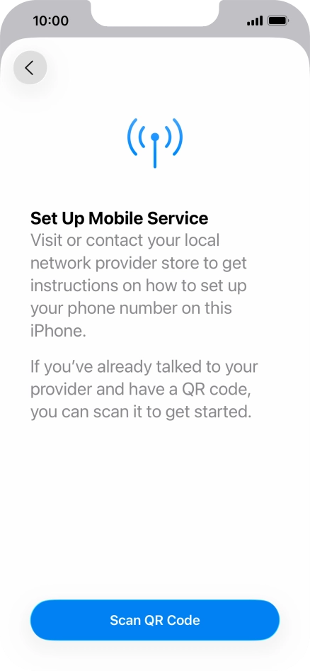 Press Scan QR Code. Press Scan QR Code.