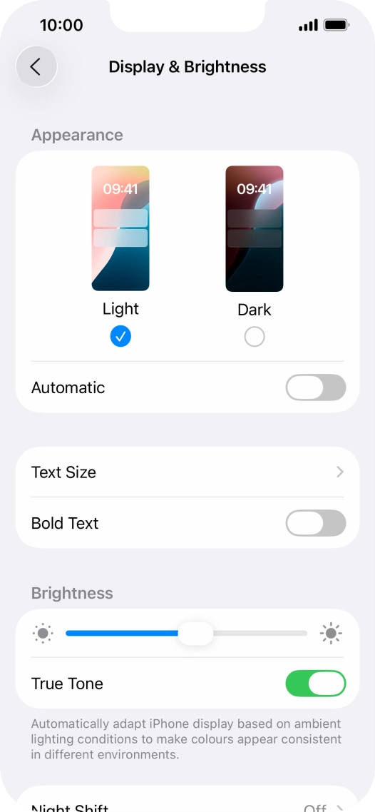 Press Dark. Press Dark.