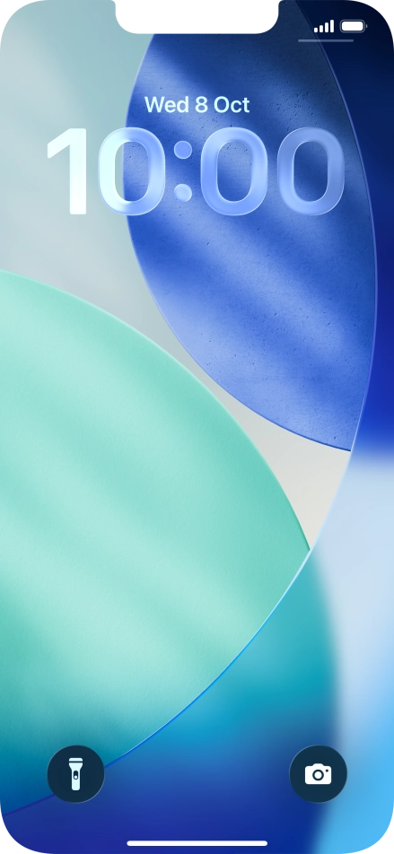 Slide your finger upwards starting from the bottom of the screen. Slide your finger upwards starting from the bottom of the screen.