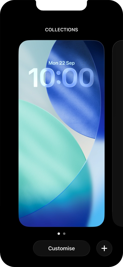 Press the add icon. Press the add icon.
