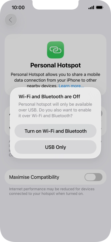 If Wi-Fi is turned off, press Turn on Wi-Fi and Bluetooth. If Wi-Fi is turned off, press Turn on Wi-Fi and Bluetooth.