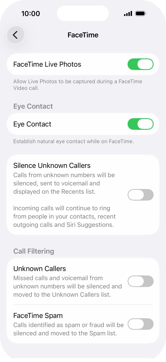Press the indicator next to Press the indicator next to