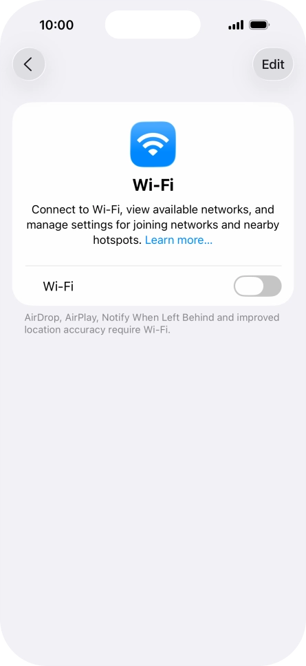 Press the indicator next to Press the indicator next to