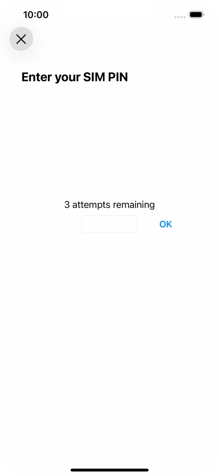 If your SIM is locked, key in your PIN and press OK. The default PIN is 1111. If your SIM is locked, key in your PIN and press OK. The default PIN is 1111.