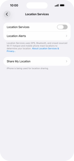 Press the indicator next to Press the indicator next to