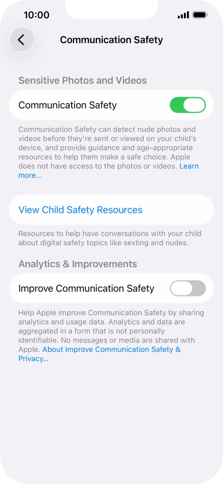 Press the indicator next to Press the indicator next to