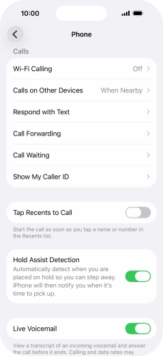 Press Wi-Fi Calling. Press Wi-Fi Calling.
