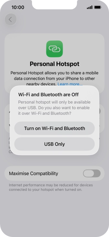 If Wi-Fi is turned off, press Turn on Wi-Fi and Bluetooth. If Wi-Fi is turned off, press Turn on Wi-Fi and Bluetooth.