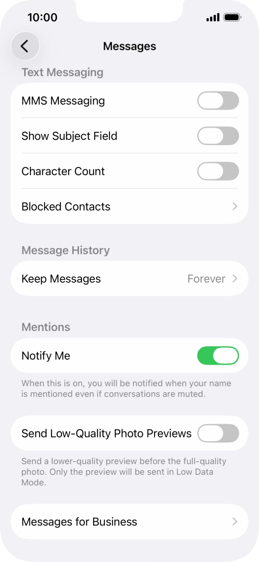 Press the indicator next to Press the indicator next to