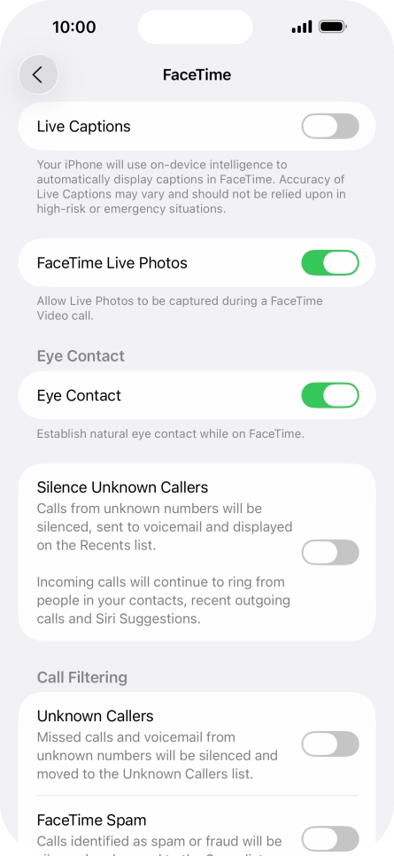 Press the indicator next to Press the indicator next to