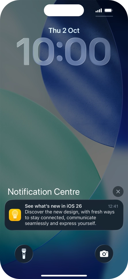 Press the required notification and follow the instructions on the screen to use the selected function. Press the required notification and follow the instructions on the screen to use the selected function.