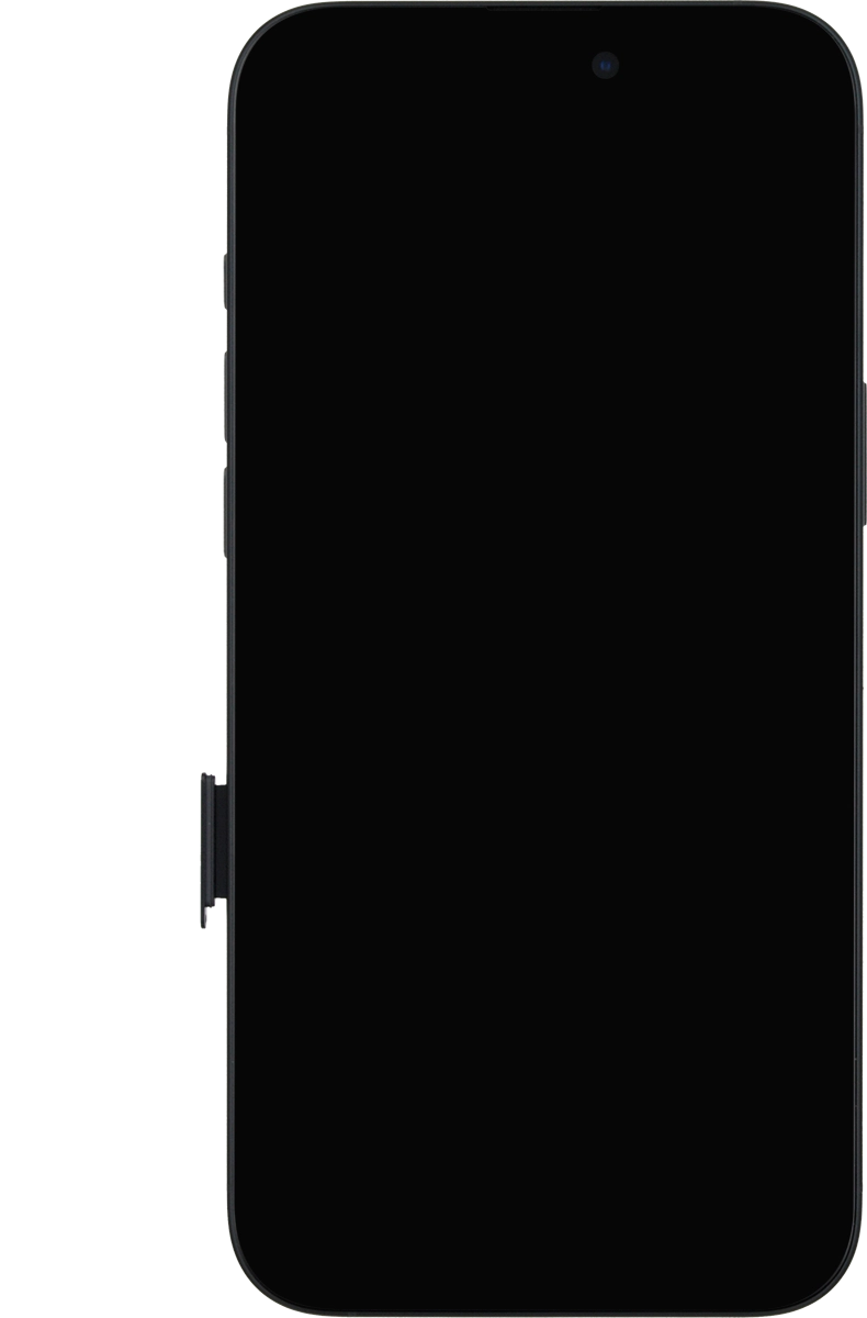 Remove the SIM holder from your phone. Remove the SIM holder from your phone.