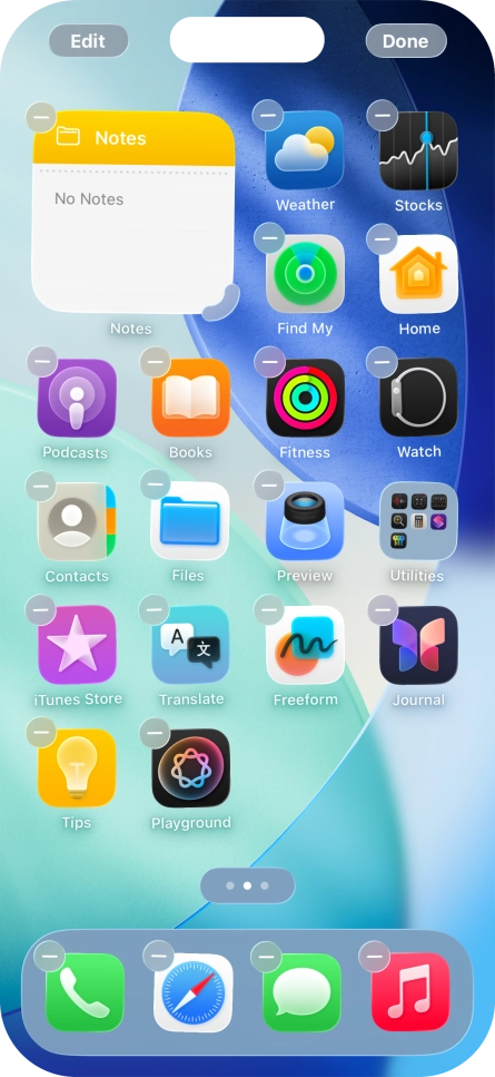 Press Done. Press Done.