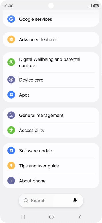 Press Software update. Press Software update.
