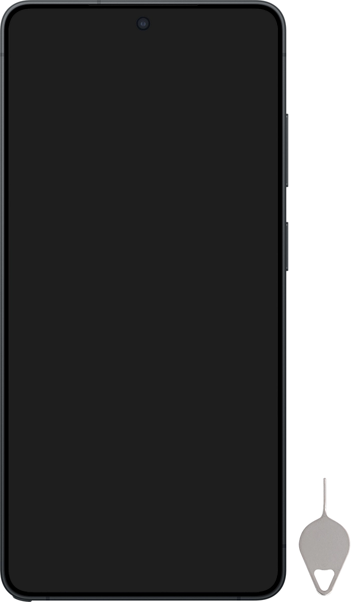 Find the opener for the SIM holder. Find the opener for the SIM holder.