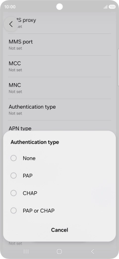 Press PAP. Press PAP.