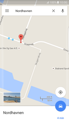 google maps on galaxy active 2