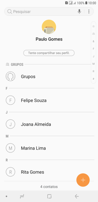 Pressione o ícone de menu. Pressione o ícone de menu.