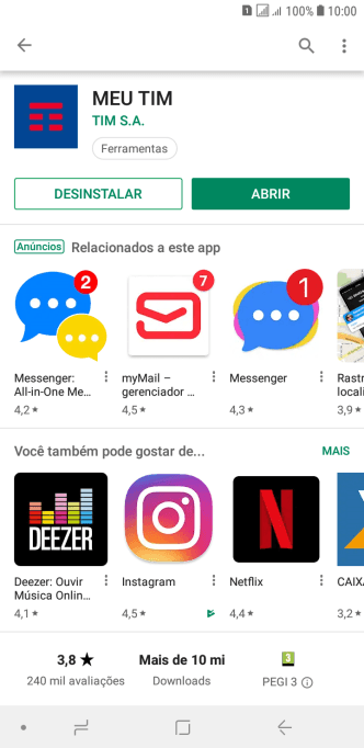 Pressione a tecla de início para finalizar e voltar à tela inicial. Pressione a tecla de início para finalizar e voltar à tela inicial.