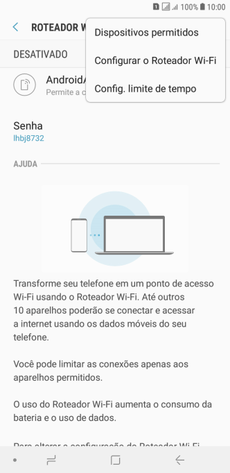 Pressione Configurar o Roteador Wi-Fi. Pressione Configurar o Roteador Wi-Fi.