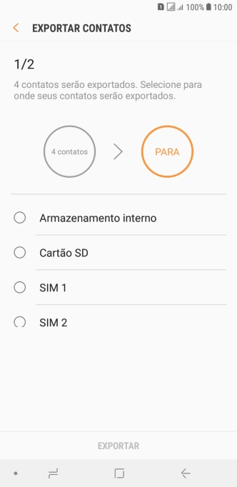 Pressione ‹SIM›. Pressione ‹SIM›.
