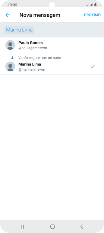 Pressione PRÓXIMO. Pressione PRÓXIMO.