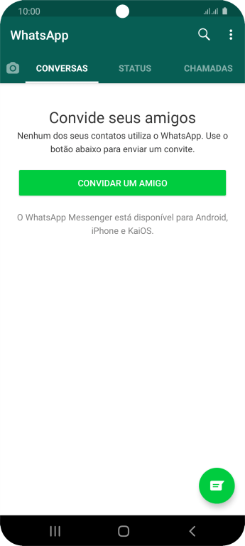 Pressione a tecla de início para finalizar e voltar à tela inicial. Pressione a tecla de início para finalizar e voltar à tela inicial.