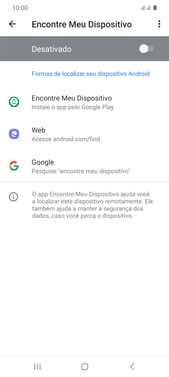 Pressione o indicador para ativar a função. Pressione o indicador para ativar a função.