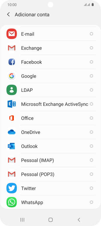 Pressione Pessoal (IMAP). Pressione Pessoal (IMAP).
