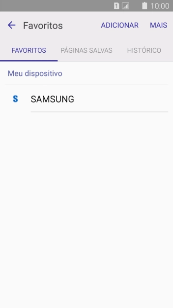 Pressione ADICIONAR. Pressione ADICIONAR.