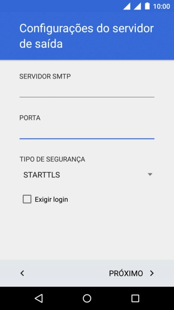Pressione Exigir login para ativar a função. Pressione Exigir login para ativar a função.