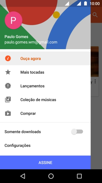 Pressione Coleção de músicas. Pressione Coleção de músicas.
