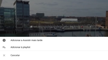 Pressione Adicionar à playlist. Pressione Adicionar à playlist.