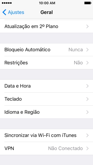 Pressione Idioma e Região. Pressione Idioma e Região.