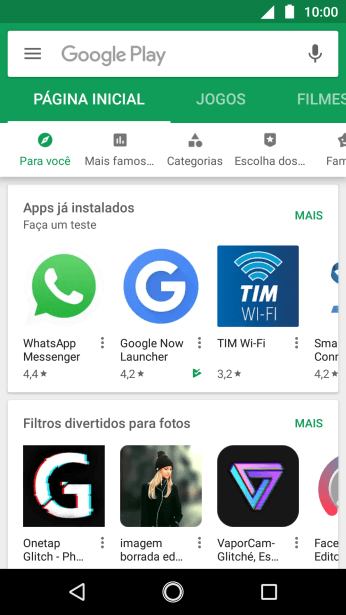 Deslize para a direita a partir do lado esquerdo da tela. Deslize para a direita a partir do lado esquerdo da tela.
