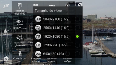 Pressione a configuração desejada. Pressione a configuração desejada.