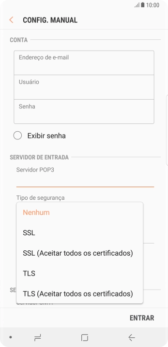 Pressione Nenhum para desativar a função. Pressione Nenhum para desativar a função.