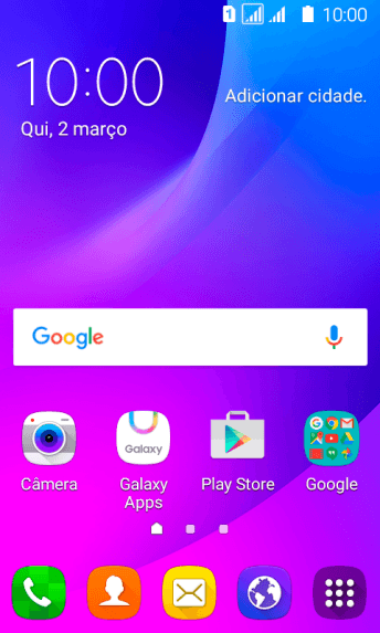 Pressione o ícone de telefone. Pressione o ícone de telefone.