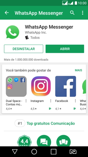 Pressione a tecla de início para finalizar e voltar à tela inicial. Pressione a tecla de início para finalizar e voltar à tela inicial.