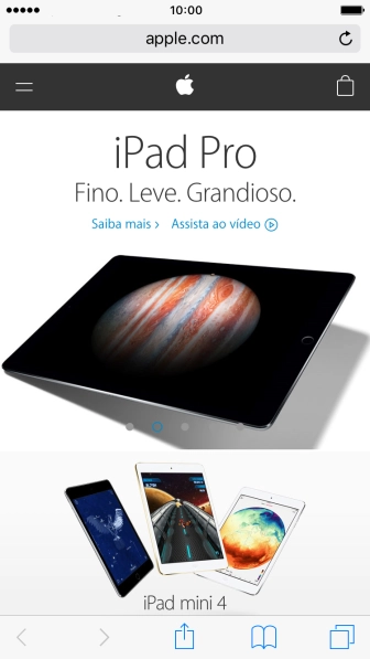 Pressione a tela por mais tempo até que o conteúdo seja aberto no aplicativo. Pressione a tela por mais tempo até que o conteúdo seja aberto no aplicativo.