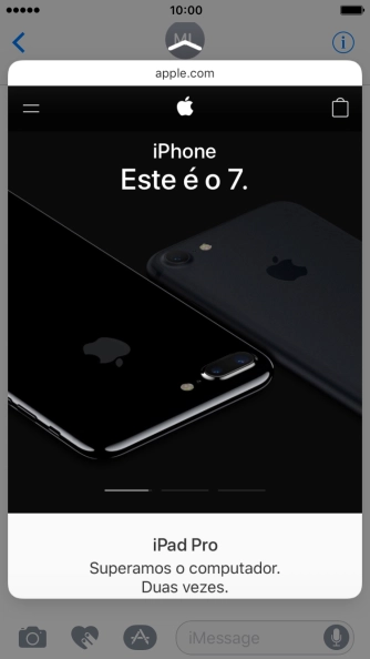 Pressione a tela com intensidade para visualizar uma parte do conteúdo desejado. Pressione a tela com intensidade para visualizar uma parte do conteúdo desejado.