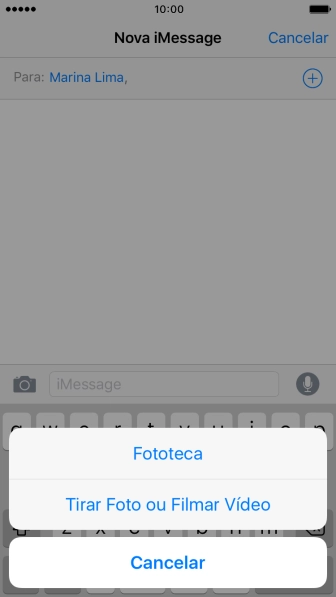Pressione Fototeca, e navegue até a pasta desejada. Pressione Fototeca, e navegue até a pasta desejada.