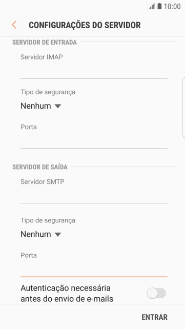 Pressione o indicador ao lado de Pressione o indicador ao lado de