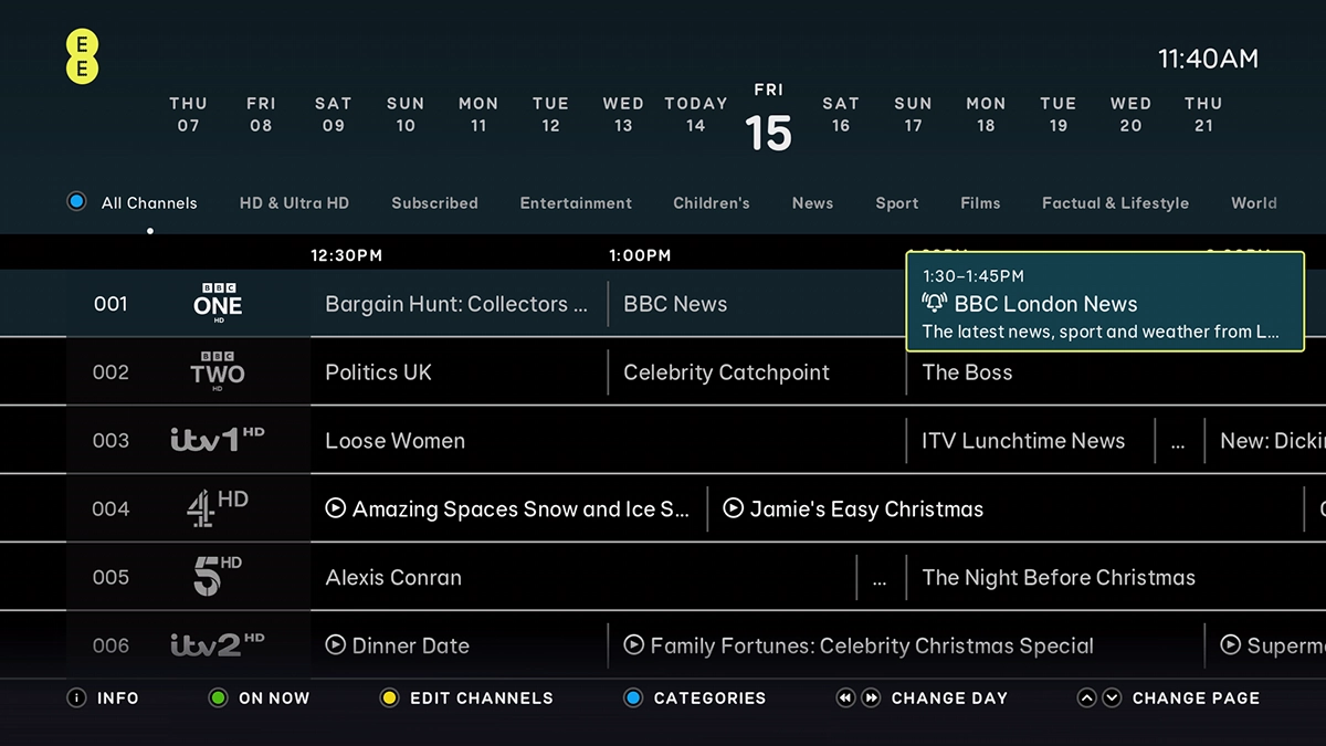 The bell icon indicates that the reminder has been set up. The bell icon indicates that the reminder has been set up.