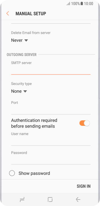 Press the drop down list below Press the drop down list below